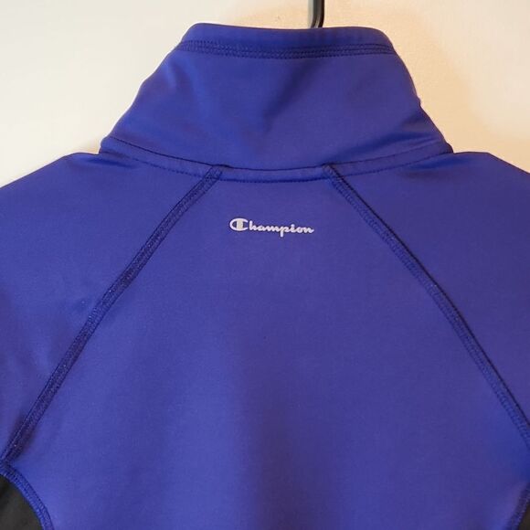 Champion Long Sleeve Full Zip Windbreaker Jogging Jacket Women's Size S/P NICE!! - Picture 9 of 10